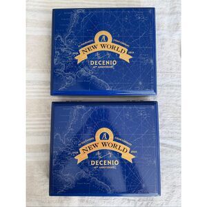 New World by AJ Fernandez Decenio Empty Cigar Box Lot of 2